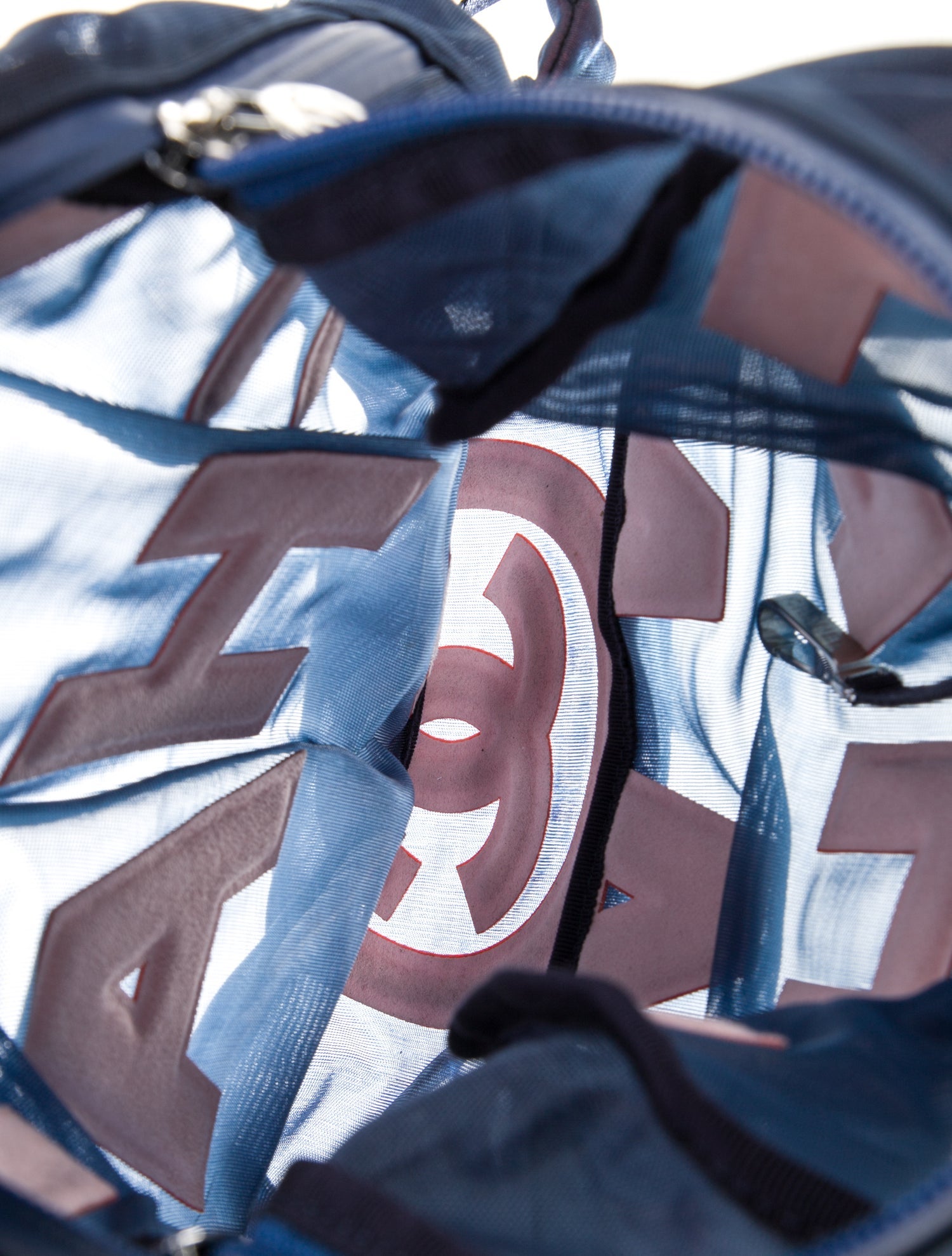 Chanel Mesh Logo Backpack